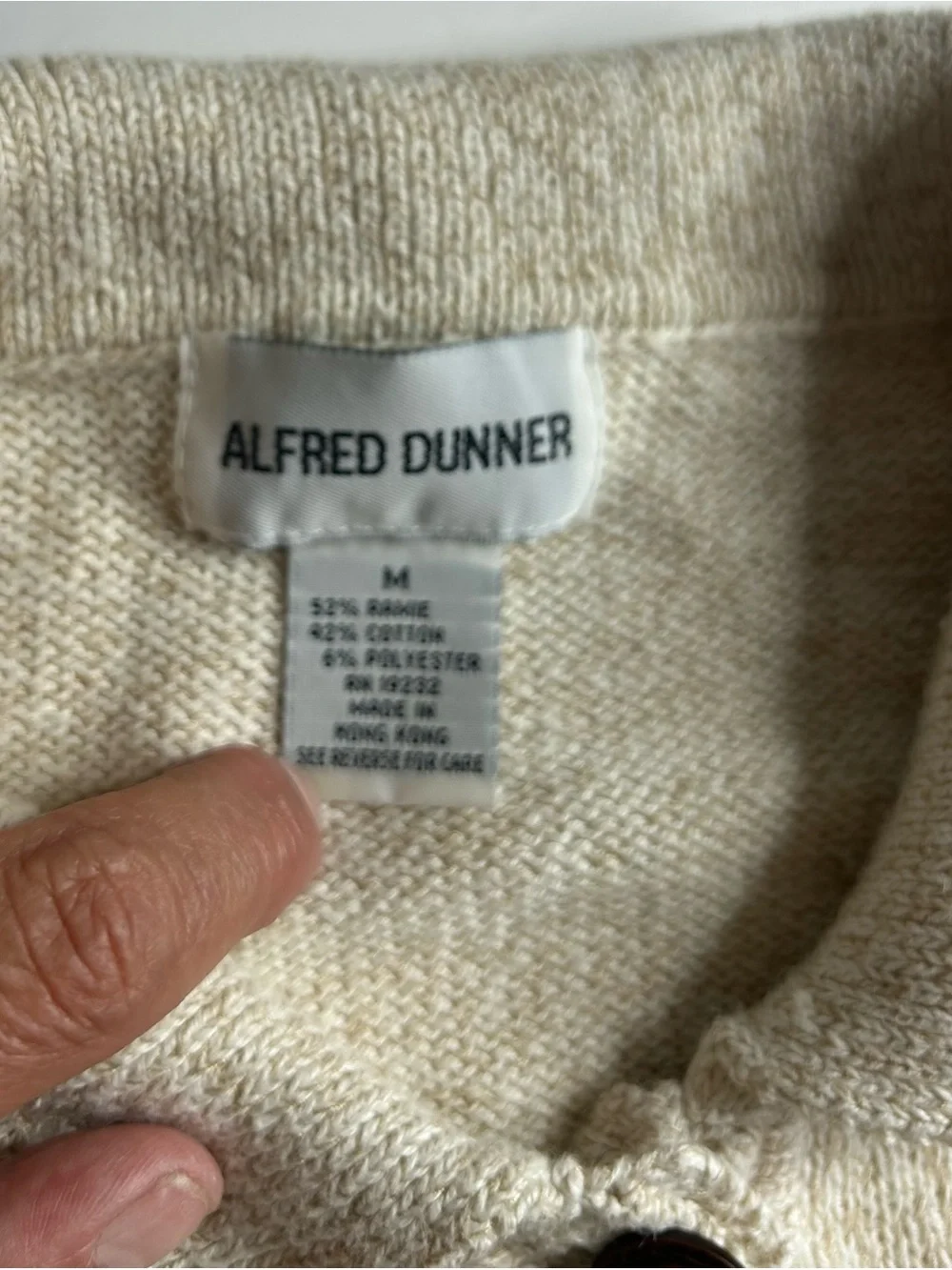 Vintage Alfred Dunner Fall Leaf Motif Grannycore Sweater Y2K Cozy Autumn Sz M